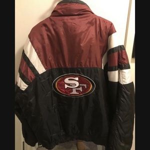 Men’s 49er jacket.. old school puffer style